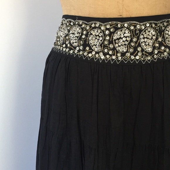BCBG Embellished Maxi Skirt - Picture 4 of 6